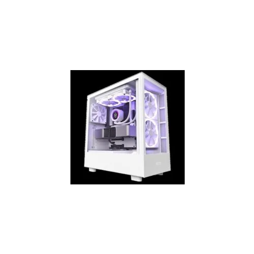 NZXT kućište za PC H5 ELITE WHITE Mini-ITX, Micro-ATX, ATX Mid-Tower, 3x Fans