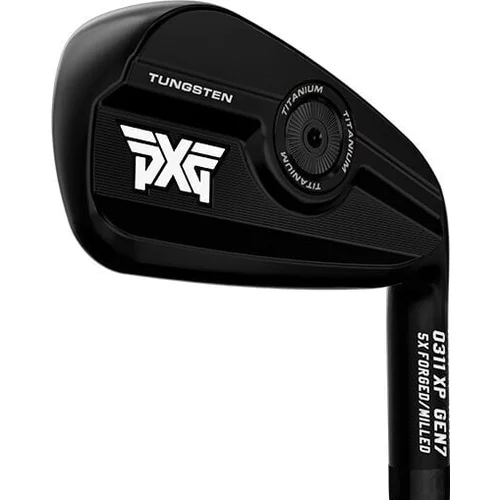 PXG GEN7 0311XP Double Black Desna ruka 5-PW Regular Čelik Palica za golf - željezan