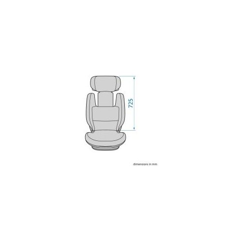 Maxi-Cosi autosjedalica Rodifix S i-Size, Grupa 2, 3 (15-36 kg) (100-150 cm) - Tonal Graphite Slike
