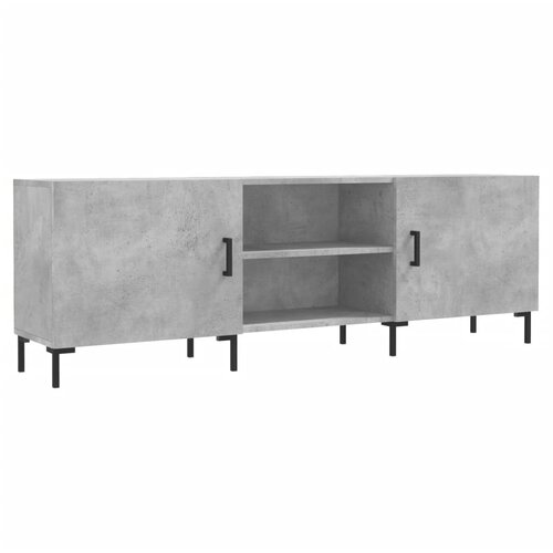 Maison Chic TV omarica - TV stojalo - Televizijska omarica betonsko siva 150x30x50 cm inženirski les, (21699725) Cene