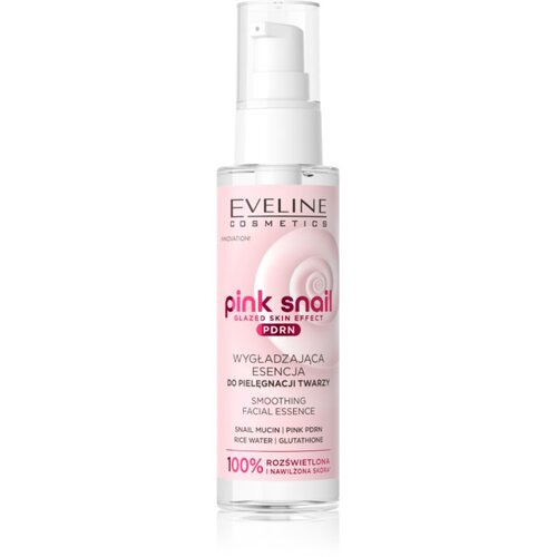 Eveline Cosmetics Pink Snail Glazed Skin Effect esencija s pomlađujućim učinkom 100 ml Slike