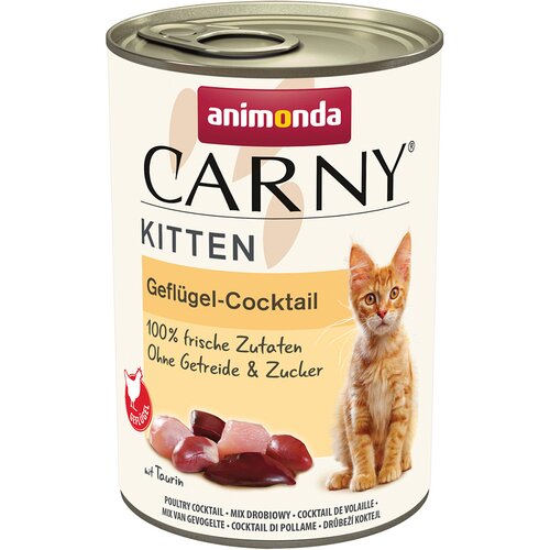 animonda Carny Kitten 12 x 400 g - Perutninski koktajl Cijene