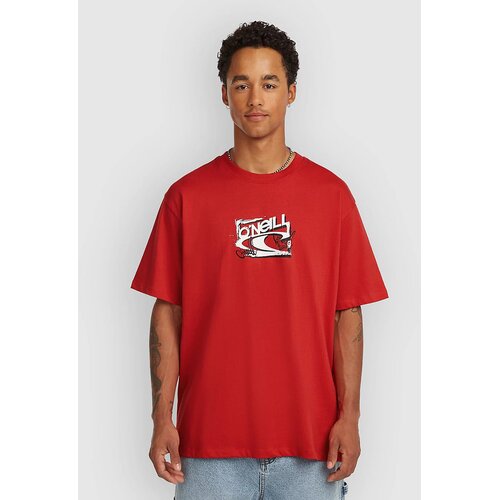 O'neill Essentials 90'S Logo T-shirt high risk red Cene