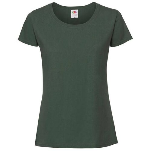Fruit Of The Loom Zielona koszulka damska Iconic 195 Ringspun Premium Premium Cijene