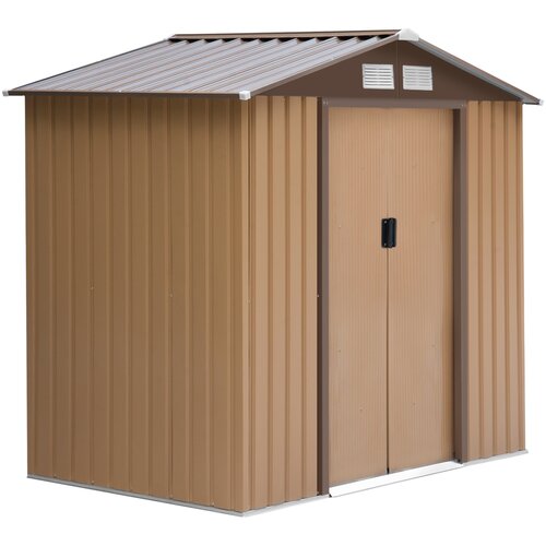 HOMESTAR Vrtna lopa 213x130x185 cm rumena, (5000228958) Slike
