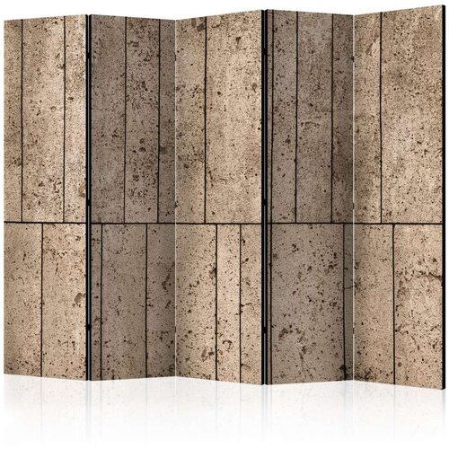  Paravan u 5 dijelova - Beige Wall II [Room Dividers] 225x172 Slike