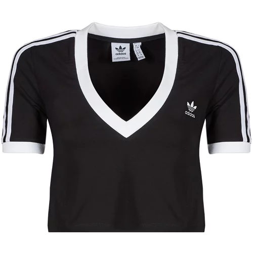 Adidas Majice s kratkimi rokavi CROPPED TEE Črna