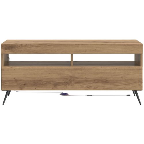  LED TV kabinet Hrast artisan Konstruirano drvo Slike