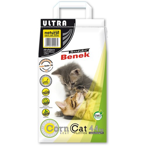 Benek Super Corn Cat Ultra Natural - 7 l (oko 4,4 kg) Cijene