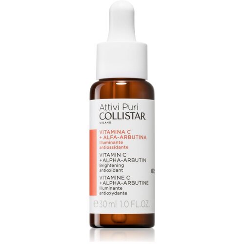Collistar Pure Actives Vitamin C + Alpha-Arbutin serum za obraz z osvetljevalnim in antioksidativnim učinkom 30 ml za ženske Cene