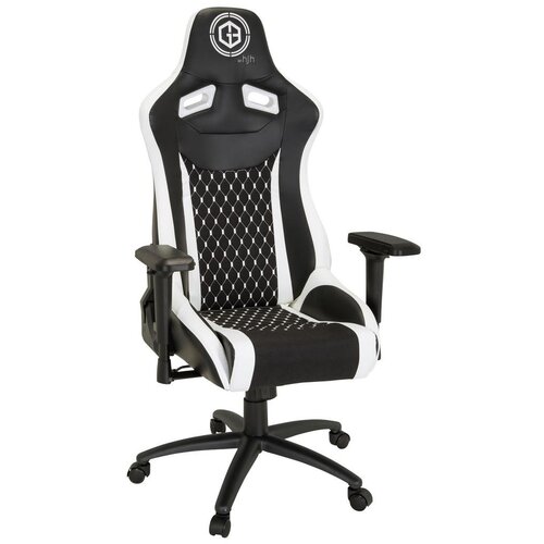 MID.YOU Gaming Stol Gamebreaker Sx 04, Črna, Bela Cene