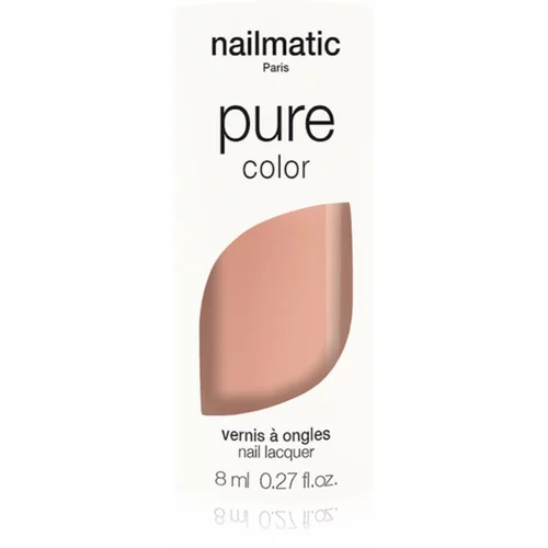 Nailmatic Pure Color lak za nohte AÏDA-Beige Medium 8 ml