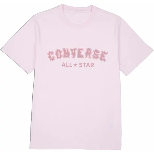 Converse CLASSIC FIT ALL STAR SINGLE SCREEN PRINT TEE Uniseks majica, ružičasta, veličina