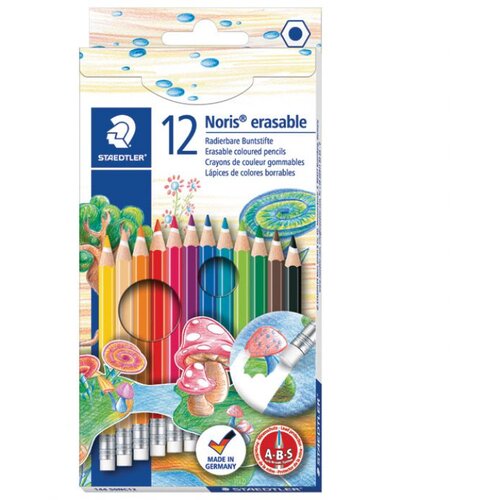  BOJE DRVENE 12BOJA S GUMICOM NORIS STAEDTLER 144 50NC12 BLISTER Cene
