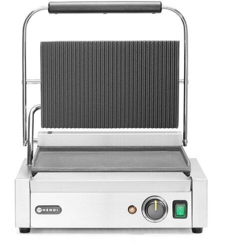 Hendi kontaktni ro&amp;scaron;tilj panini, rebrasti vrh i glatko dno, 230V/2200W, 430x375x(H)216mm Slike