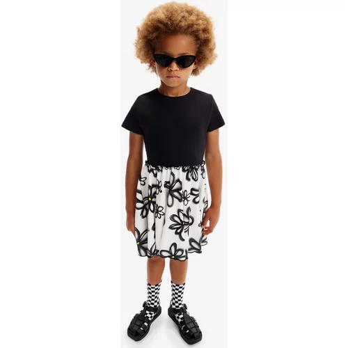 Desigual Bera Otroška obleka Črna