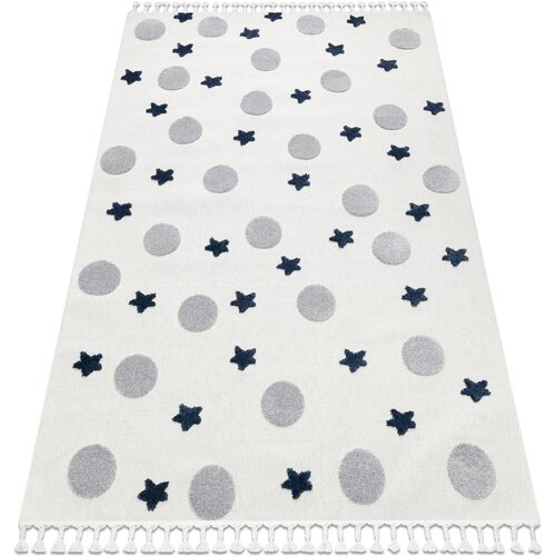 RugsX Preproge Preproga YOYO GD75 bela / siva - 140x190 cm Bela Cene
