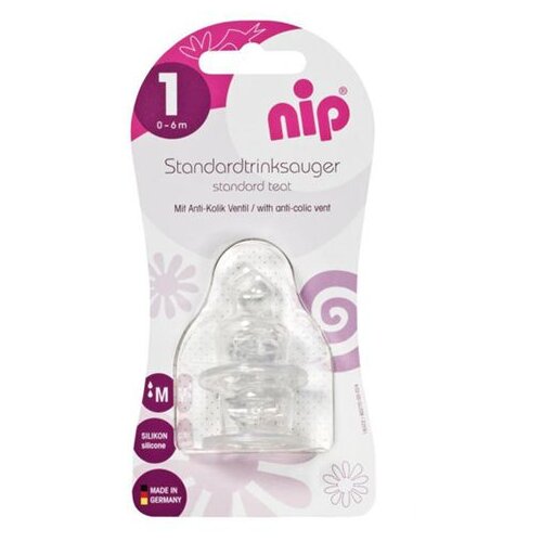 Nip cucla ventilom protiv grčeva silikon 1M 2kom Slike