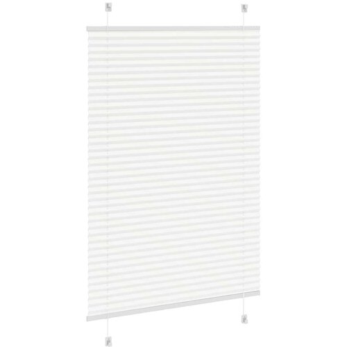VidaXL Plisirana roleta bijela 100x150 cm &amp;scaron;irina tkanine 99,4 cm Slike