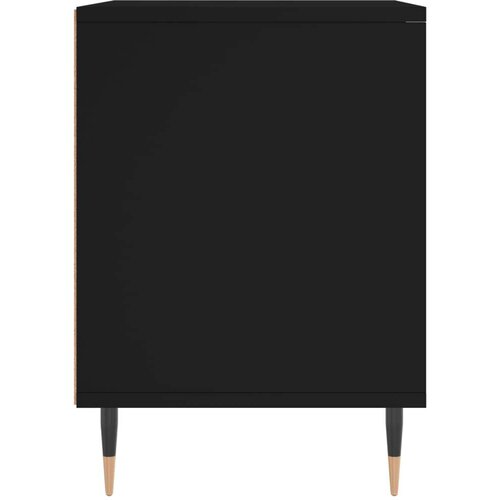 VidaXL Noćni ormarić crni 40x35x50 cm od konstruiranog drva Slike