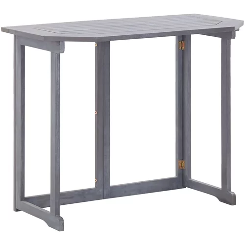 vidaXL Zložljiva balkonska mizica 90x50x74 cm trden akacijev les, (20580766)