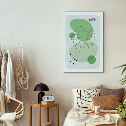  Slika - Green Aesthetics of Monstera (1 Part) Vertical 60x90 Slike
