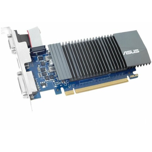 Asus GT710-SL-2GD5, GeForce GT 710, 2GB/64bit DDR5, VGA/DVI/HDMI, silent grafička kartica Slike