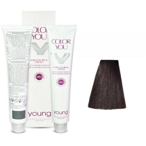 YOUNG Farba za kosu No 5.0 Intense light brown, 100ml Cene