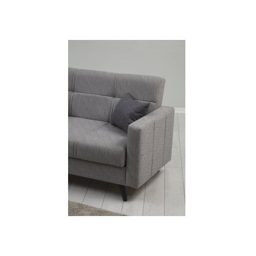 Atelier Del Sofa Dvosed na razvlačenje Polya, 151x86x75 cm, Svijetlosivi Cene