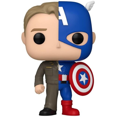 Funko bobble figure marvel - captain america pop! - black panther steve rogers / captain america Slike