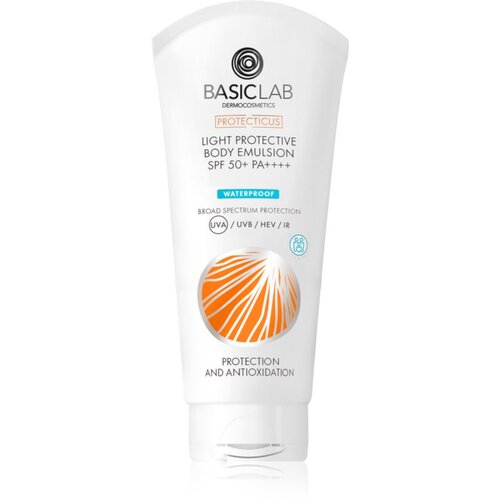BasicLab Dermocosmetics Protecticus vlažilna in za&scaron;čitna emulzija za obraz in telo SPF 50+ vodoodporna 100 ml Cene