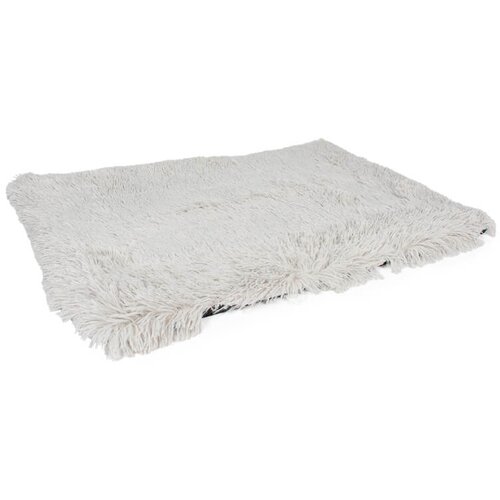 Duvo oglata blazina Bench Snug, svetlo siva 107 x 71 cm Cene