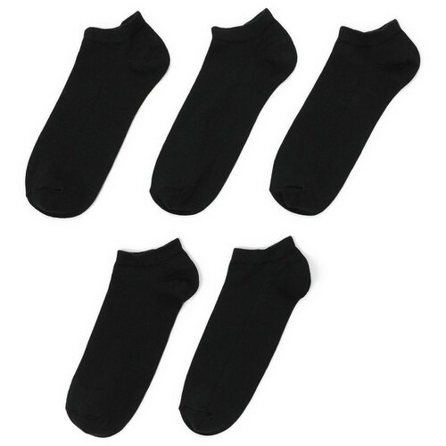 Polaris Basic 5-pack Ptk-m 3fx Black Men's 5-pack Booties Sock Slike