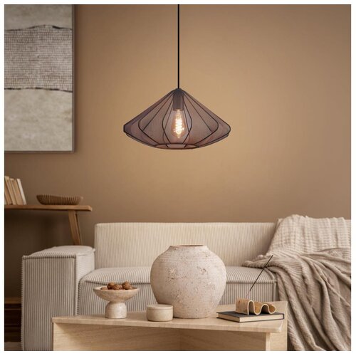 Eglo 43995 - visilica na sajli dolwen 1xE27/40W/230V ø 42,5 cm crna Cene