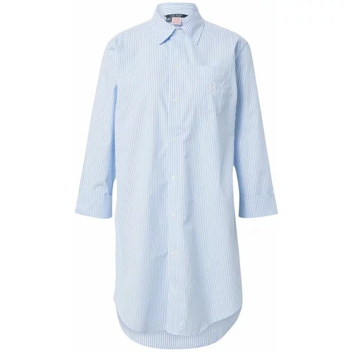Polo Ralph Lauren Spavaćica košulja svijetloplava / bijela