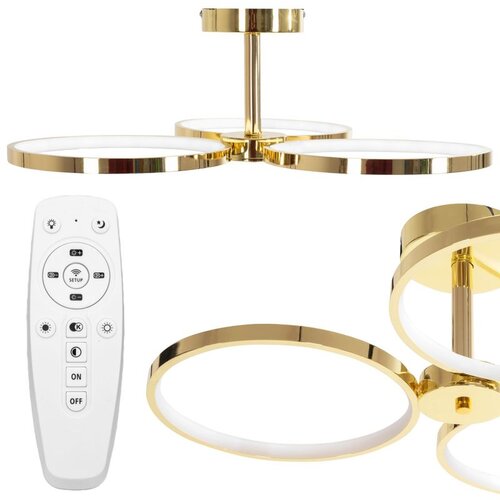 Toolight Viseća stropna svjetiljka LED APP993-c Gold + Pilot Cene