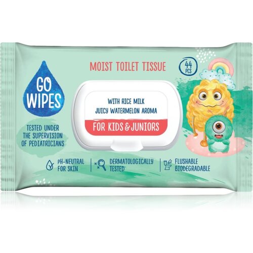 GOWipes For Kids & Juniors vlažilni toaletni papir za občutljivo kožo 44 kos Cene