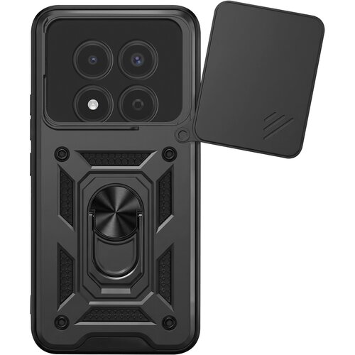 Oem Mayaxess, Prstanasti etui za Redmi Note 15 Pro Plus 4G z drsnim pokrovčkom kamere, Črna, (5000274696) Cene