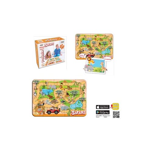  Jagu Safari puzzle Slike