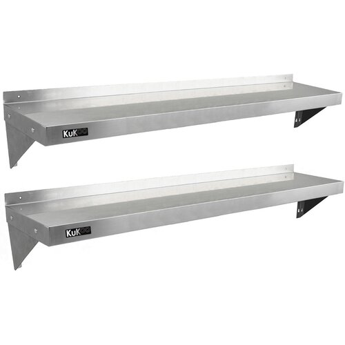 Monster 2 x KuKoo police iz nerjavečega jekla 1500 mm x 300 mm, (21571357) Cene