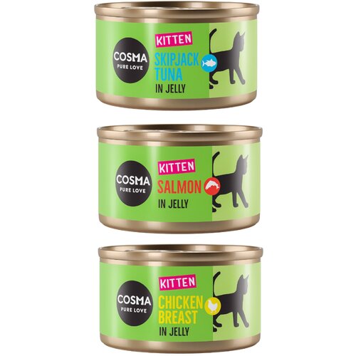 Cosma Kitten Nature in Original varčna pakiranja po posebni ceni! - Original miks (24 x 85 g) Cijene