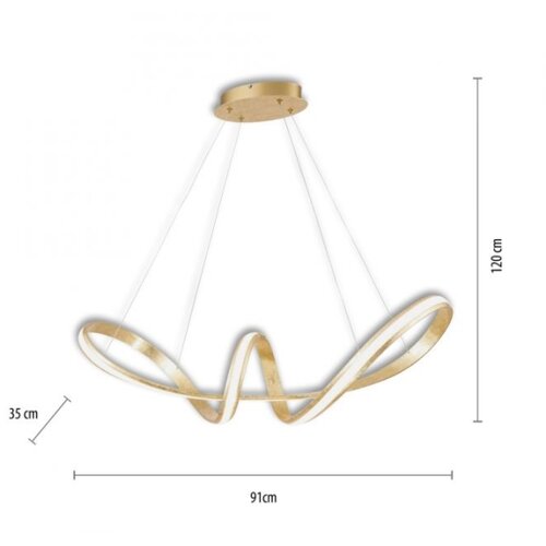 PAUL NEUHAUS 8292-12 - led prigu&amp;scaron;iva luster na sajli melinda LED/38W/230V Slike