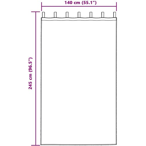  Zavjese za blackout s prstenovima 2 kom. Bež 245 x 140 cm Slike