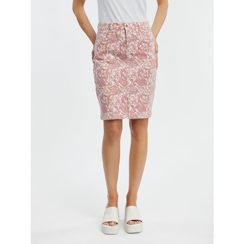 Orsay Pink Women Patterned Denim Skirt - Women Cijene