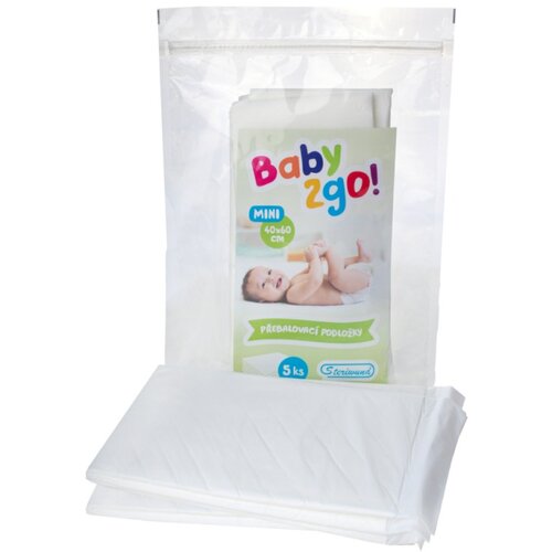 Panep Podložka přebalovac&amp;iacute; BABY 2GO! 40x60cm/5ks Slike