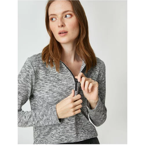 Koton Şahika Ercümen X - Half Zipper Sweatshirt