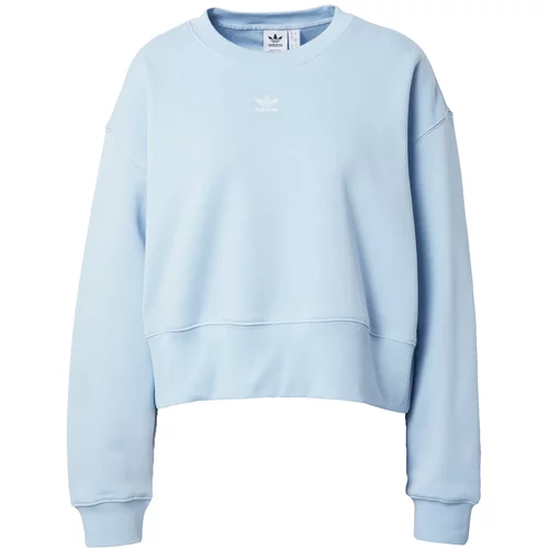Adidas Sweater majica svijetloplava / bijela