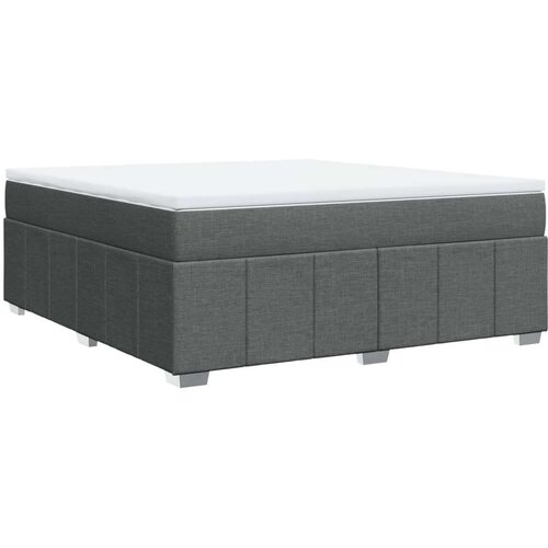 VidaXL Okvir kreveta s oprugama i madrac svjetlosivi 180x200cm tkanina Slike