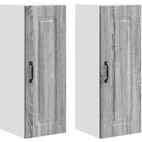  Kuhinjski ormarić Kalmar 2 pcs Siva Sonoma 30 x 31 x 80 cm Slike