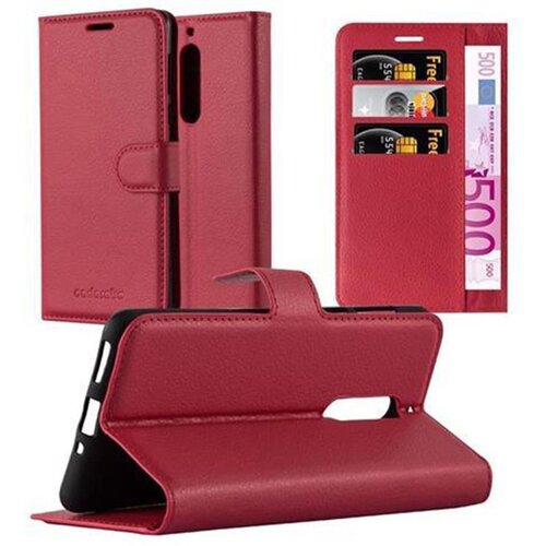  Ohi&scaron;je, združljivo z Nokia 5 2017 v rdeče sladkorno jabolko - Za&scaron;čitni ovitek z magnetnim zapiranjem, stoječo funkcijo in režo za kartice, (20557174) Cene
